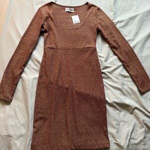 Urban Outfitters Shimmering Brown Dress